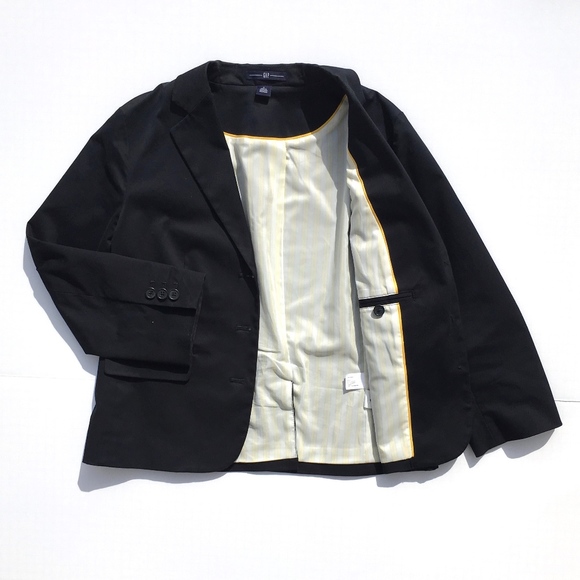 4/$20 GAP Woven Fitted Navy School Blazer sz 6 - Picture 2 of 7